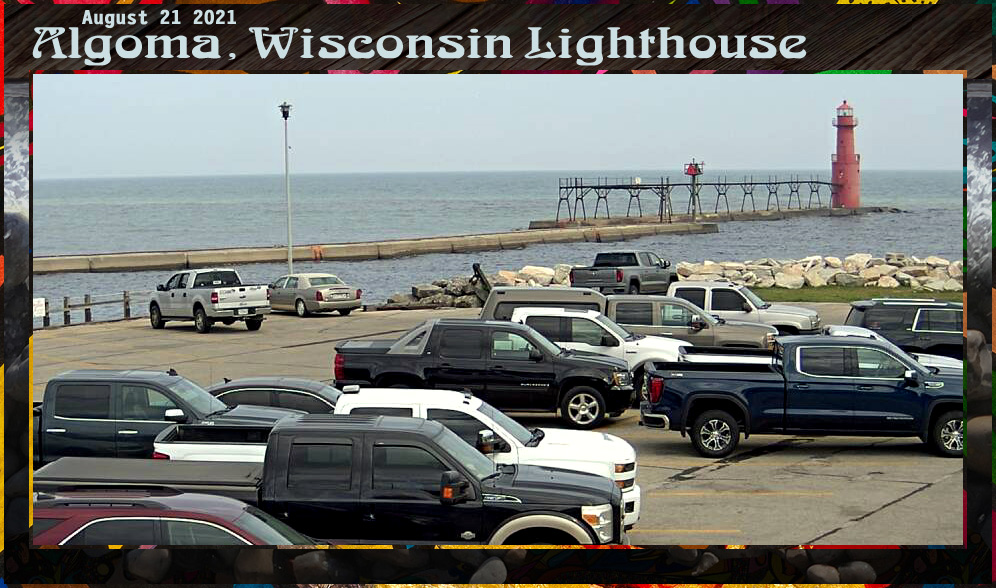 Algoma Wisconsin Lighthhouse August 21 2021 Afternoon